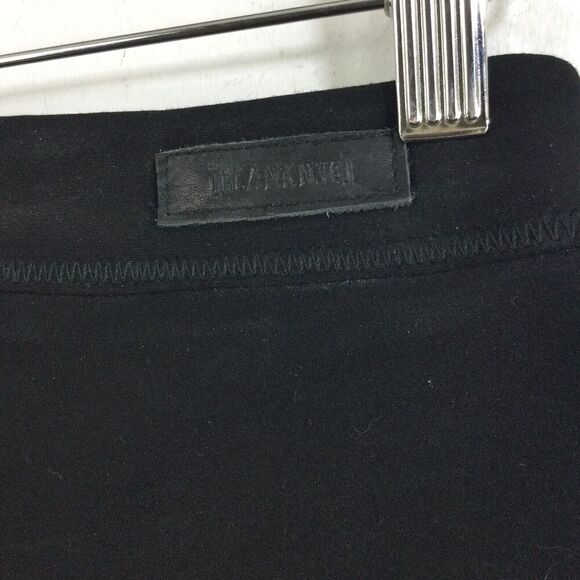 Blank NYC Womens Suede Leather Front Pull On Legging Moto Pants Black Size 28 - Picture 8 of 10